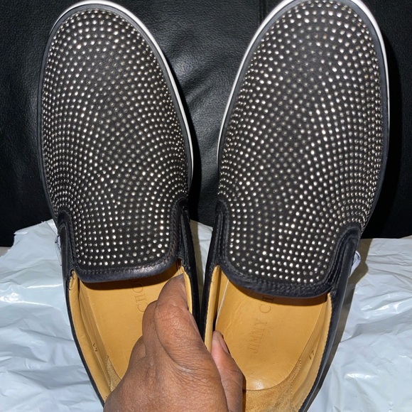 JIMMY CHOO Studded Black Slip-On Men\'s Shoes            SIZE 41EU /8US main image 6